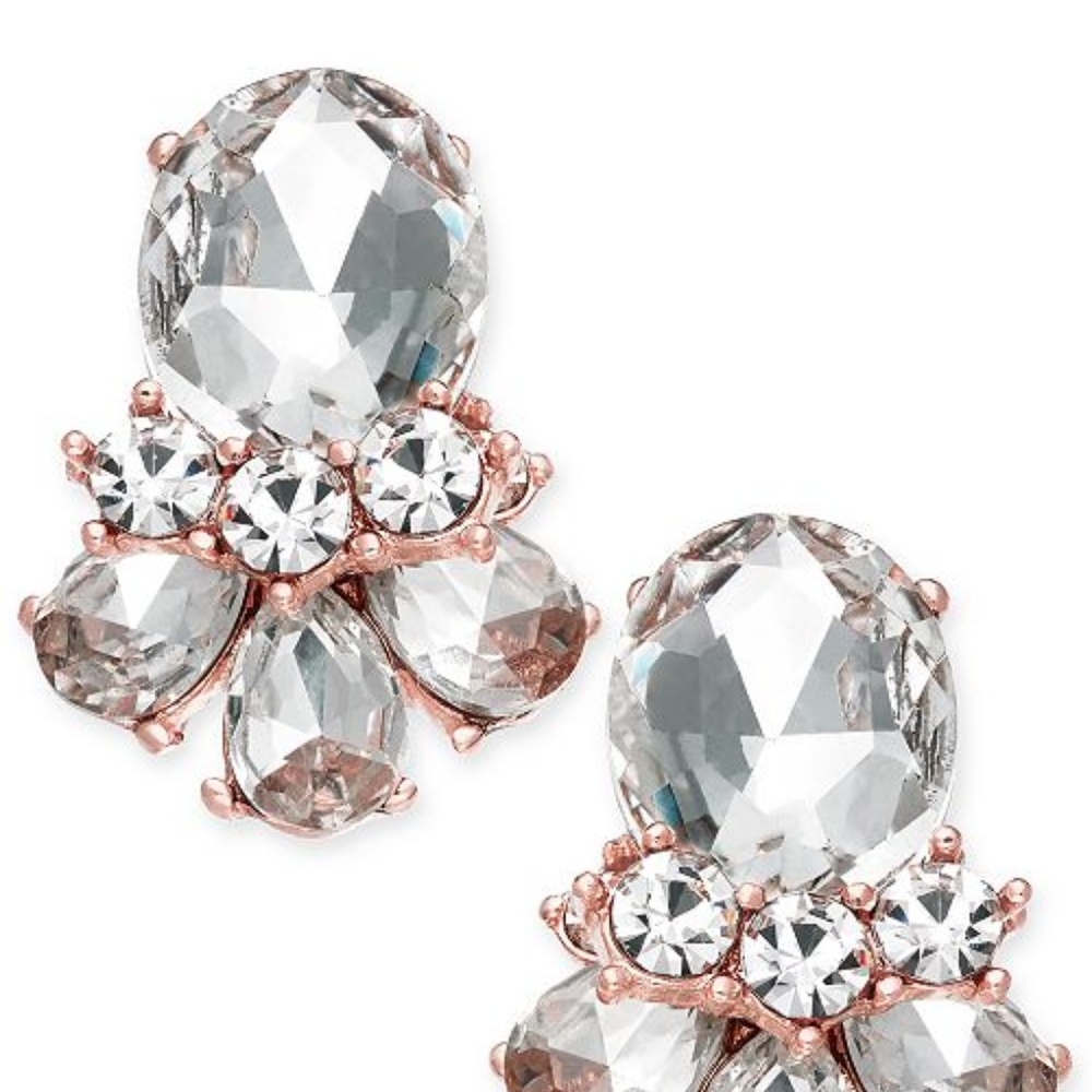 BNWT Charter Club Sliver-Tone Crystal Cluster - Picture 2 of 4